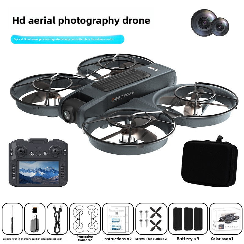 Drone X226 double caméra Full HD Système intelligent d’évitement des obstacles écran 4,5 Pouces