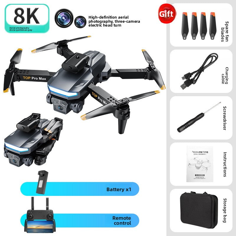 drone A15 PRO double caméra HD 8K laser obstacle GPS