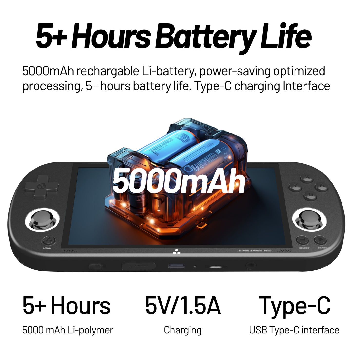 Console de jeu portable open source Smart Pro IPS HD