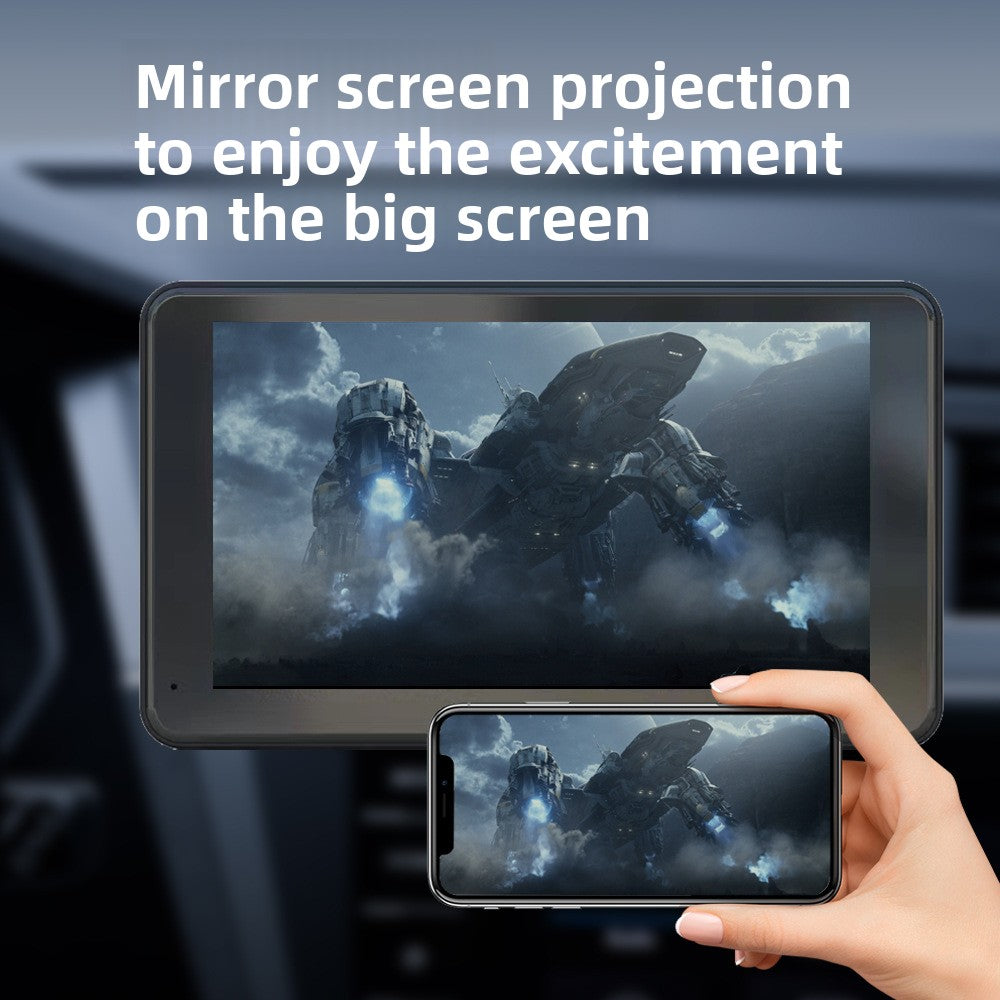 Écran tactile CarPlay  pour voiture 7 pouces HD 128GO caméra de recul