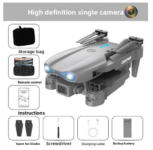 Drone quadricoptère pliable sans balais avec double caméra 8K 360° HD