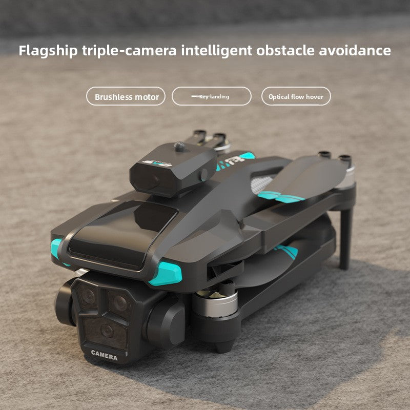 Drone M22MAX quadricopter triple caméra fuul HD système d'évitement d'obstacle GPS intéligent