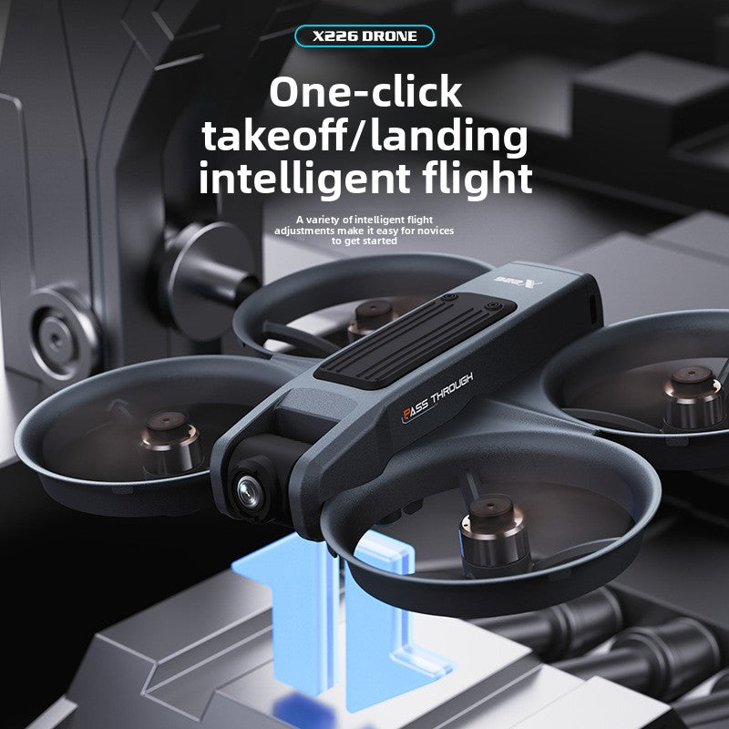 Drone X226 double caméra Full HD Système intelligent d’évitement des obstacles écran 4,5 Pouces