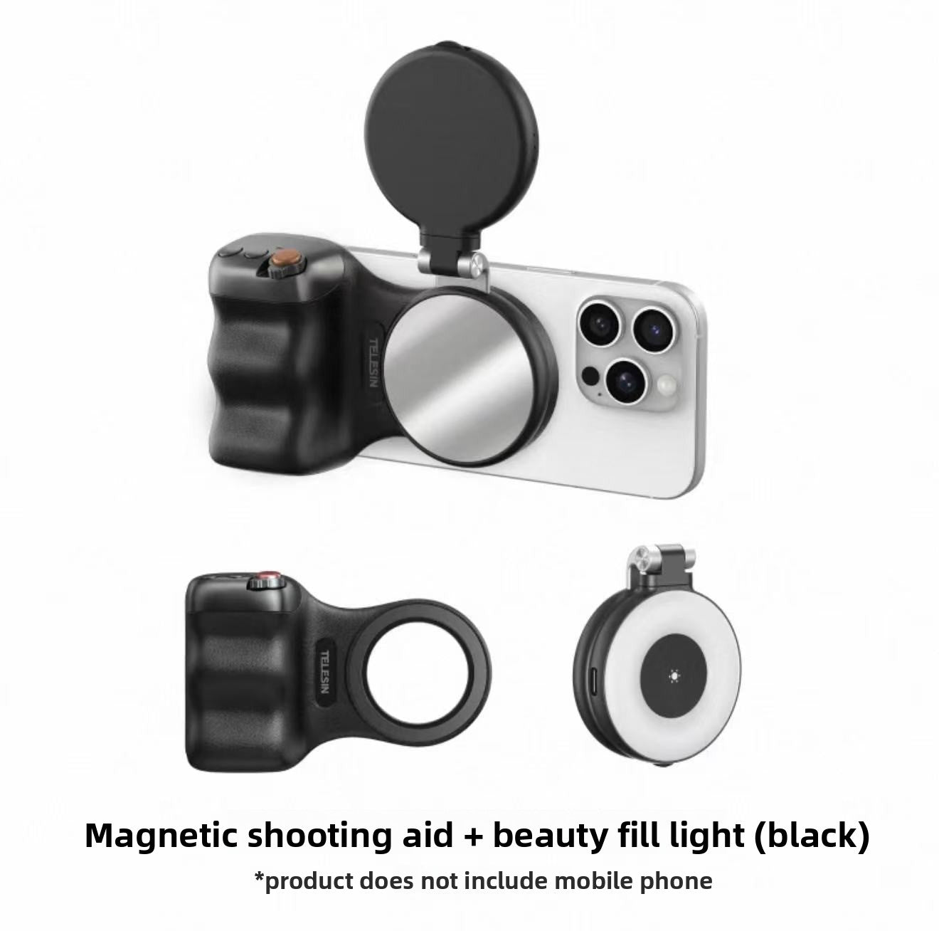 Support pour téléphone portable avec appareil photo Fixation magnétique systèmes MagSafe anti-tremblement iphone-samsung