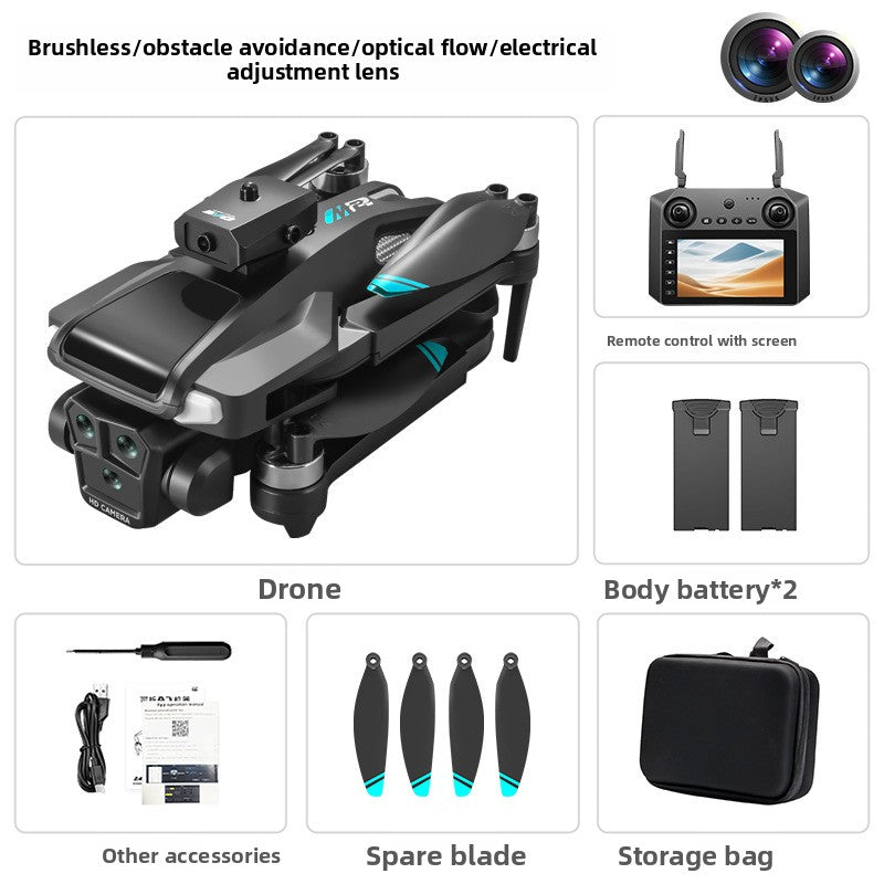 drone M22 quadricoptère système d'évitement d'obstacles double caméra 4K HD GPS