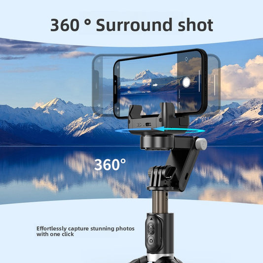 Perche à selfie Q18 stabilisateur pour téléphone portable 360° anti-tremblement Smart tracking éclairage télécommande photo