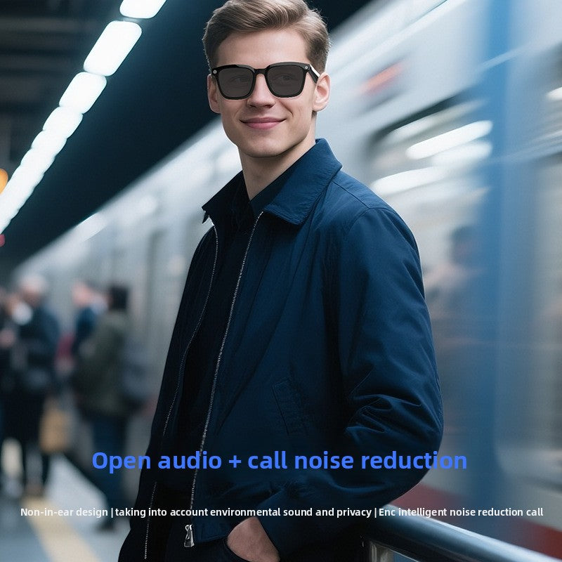 Lunettes de soleil intelligentes avec enregistrement vidéo, prise de photos, navigation téléphonique, musique, livres audio, jeux, photos et vidéos.