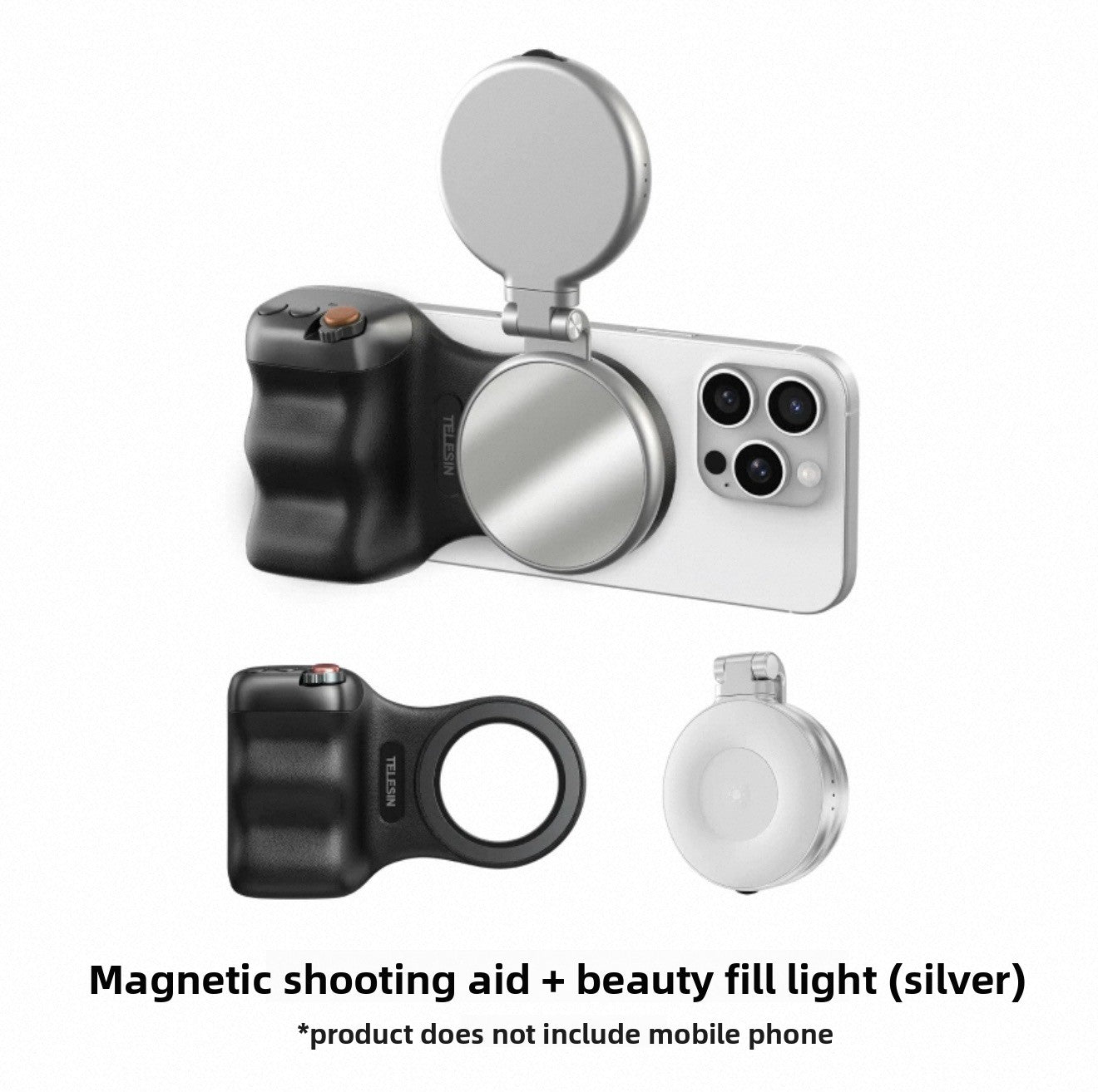 Support pour téléphone portable avec appareil photo Fixation magnétique systèmes MagSafe anti-tremblement iphone-samsung