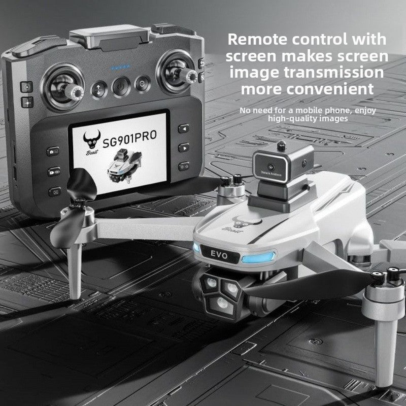 drone intelligent sans balai avec évitement d'obstacle retour GPS caméra FULL HD écran intégré