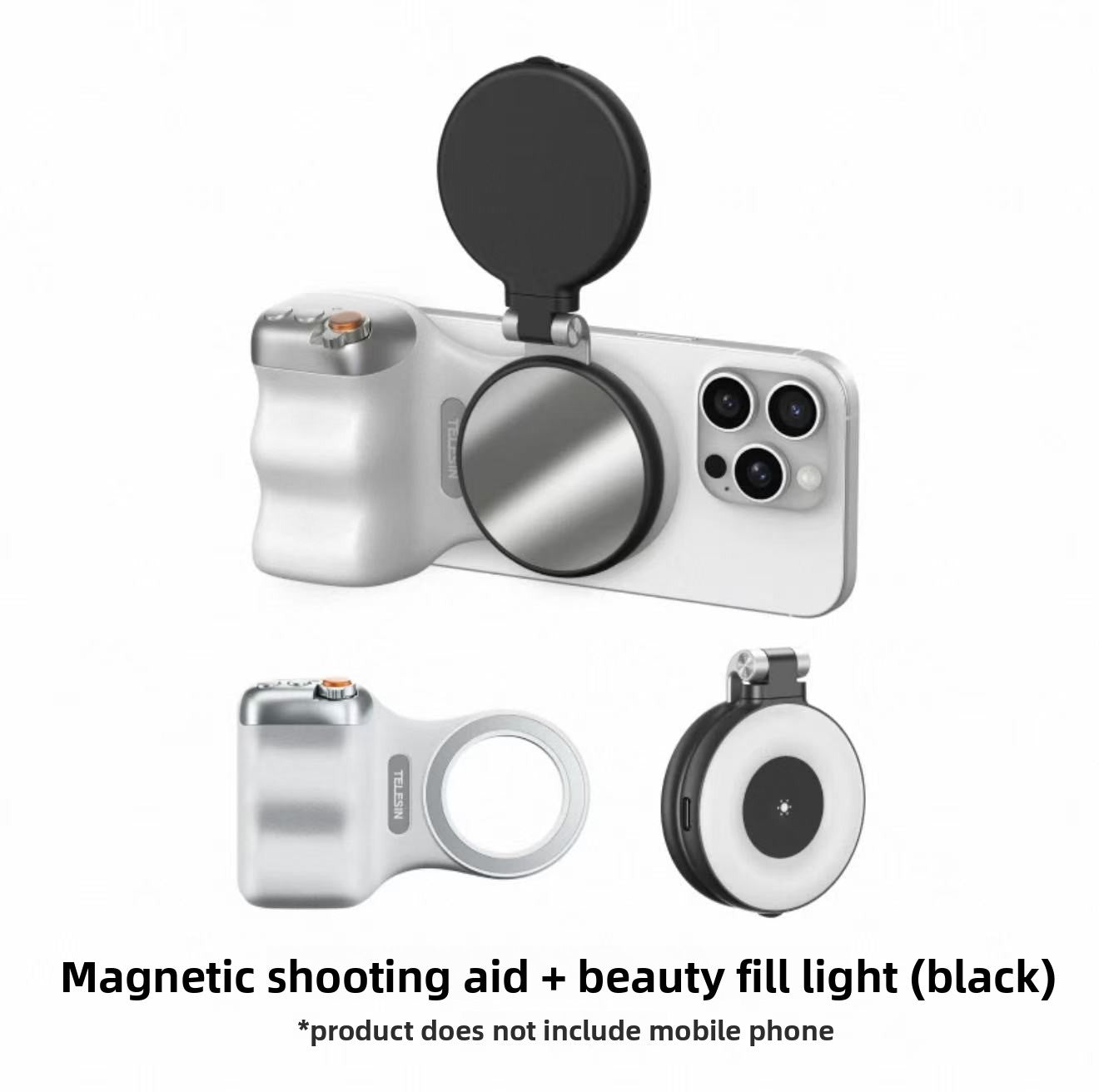 Support pour téléphone portable avec appareil photo Fixation magnétique systèmes MagSafe anti-tremblement iphone-samsung