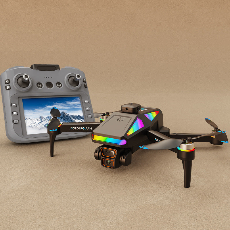 Drone sans balais détection d'obstacles écran 4,3 pouces caméra HD LED