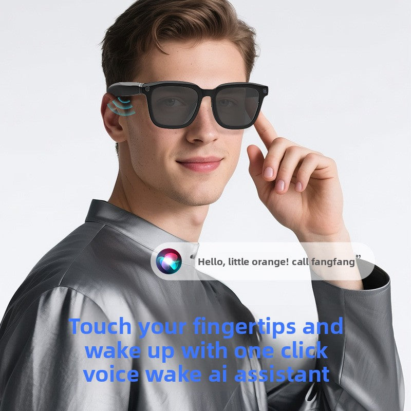 Lunettes de soleil intelligentes avec enregistrement vidéo, prise de photos, navigation téléphonique, musique, livres audio, jeux, photos et vidéos.