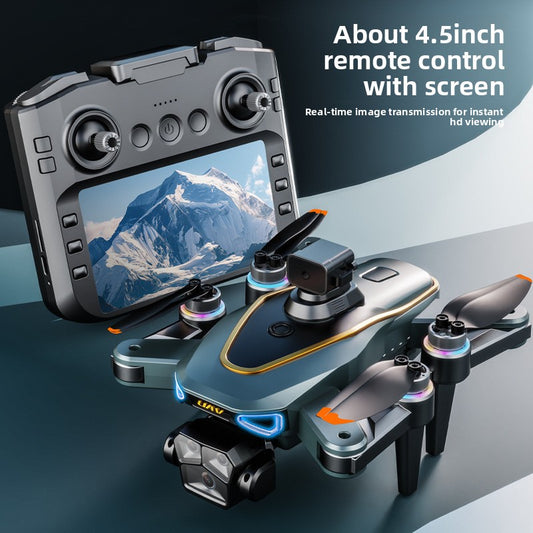 drone UAV intelligent à détection d'obstacles GPS double caméra HD 4K