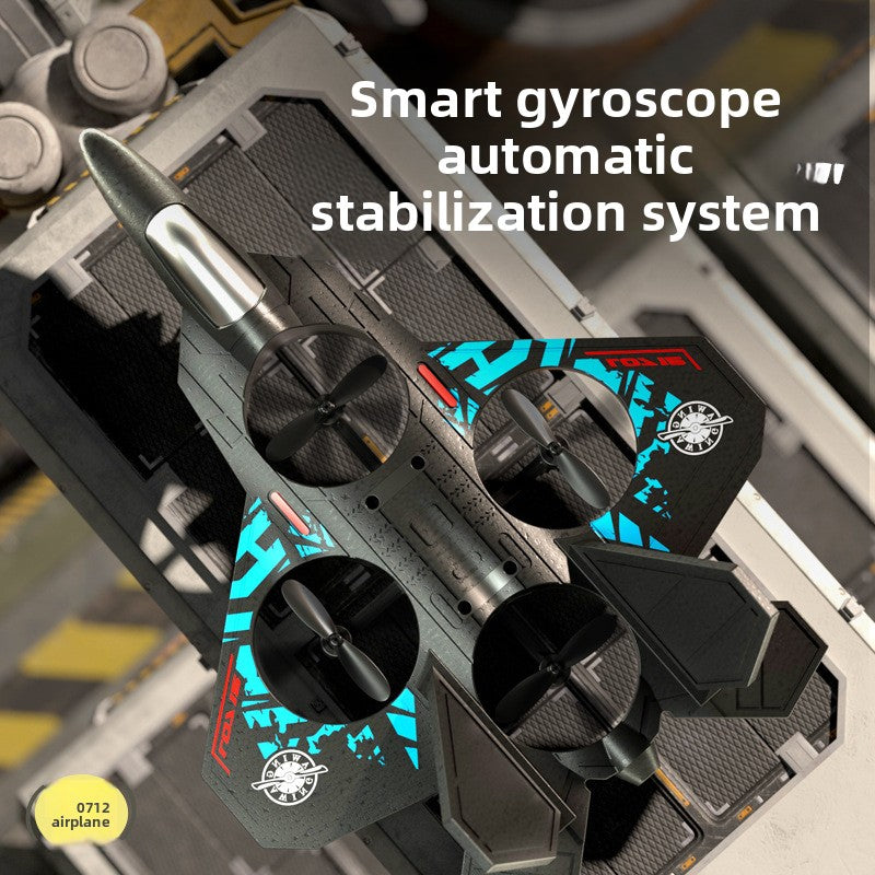 Avion drone télécommandé en mousse à quatre canaux