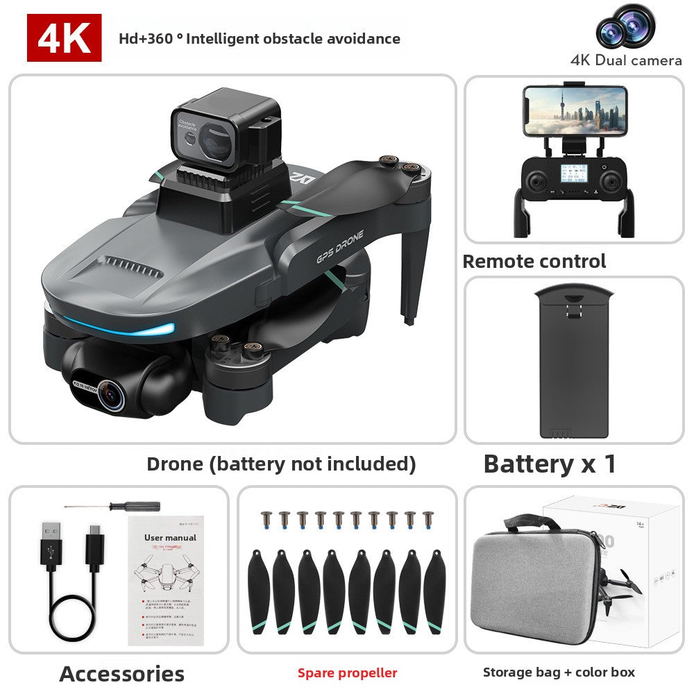 drone L200 PRO MAX sans balais GPS photo HD 4K fonctions laser obstacle