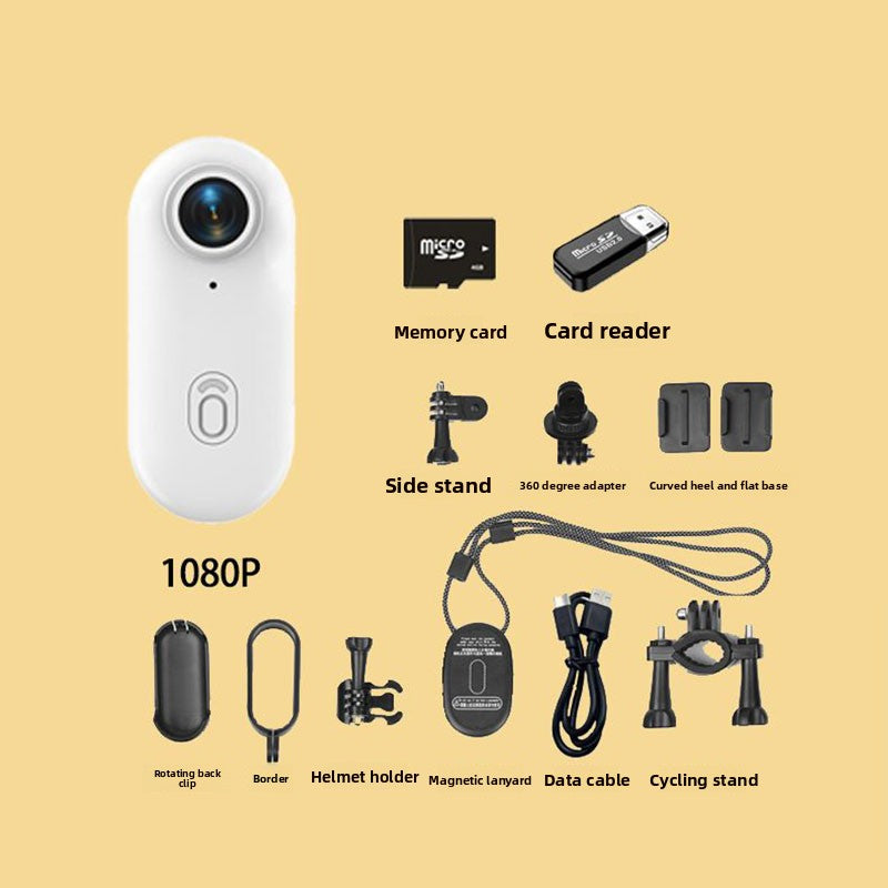 Mini Caméra H88 Ultra HD 4K Sport Stabilisation d'image Technologie anti-tremblement Aimanté Cyclisme randonné
