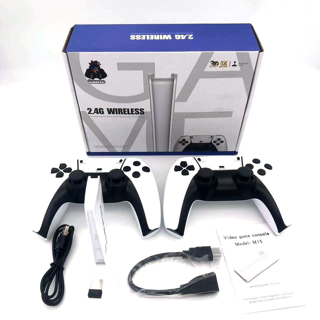 Mini console de jeux vidéo maison jeux vidéo rétro 2000/4000 jeux inclus