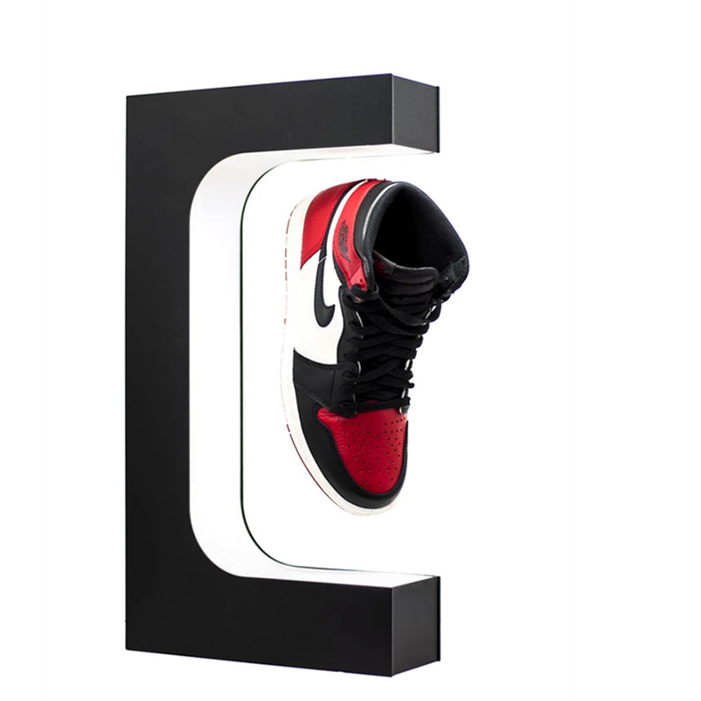 Présentoir à chaussures à lévitation magnétique réglable 360° 950g LED