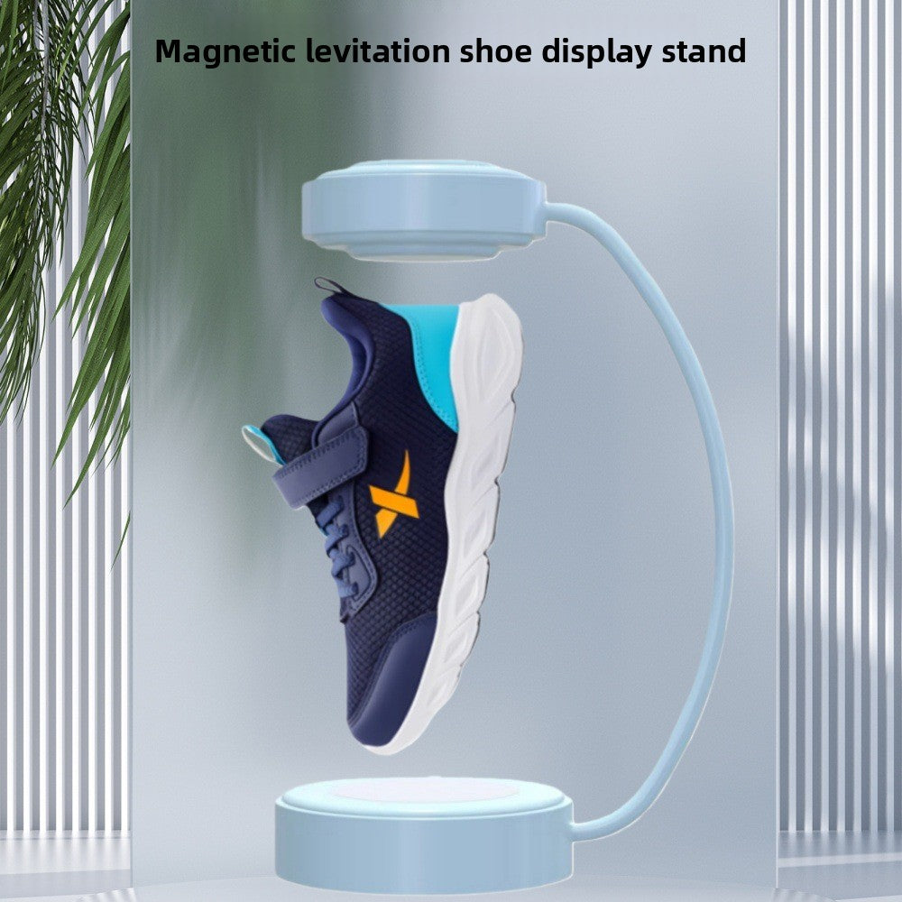 Présentoir rotatif à lévitation magnétique rotation automatique à 360 degrés basket et chaussures