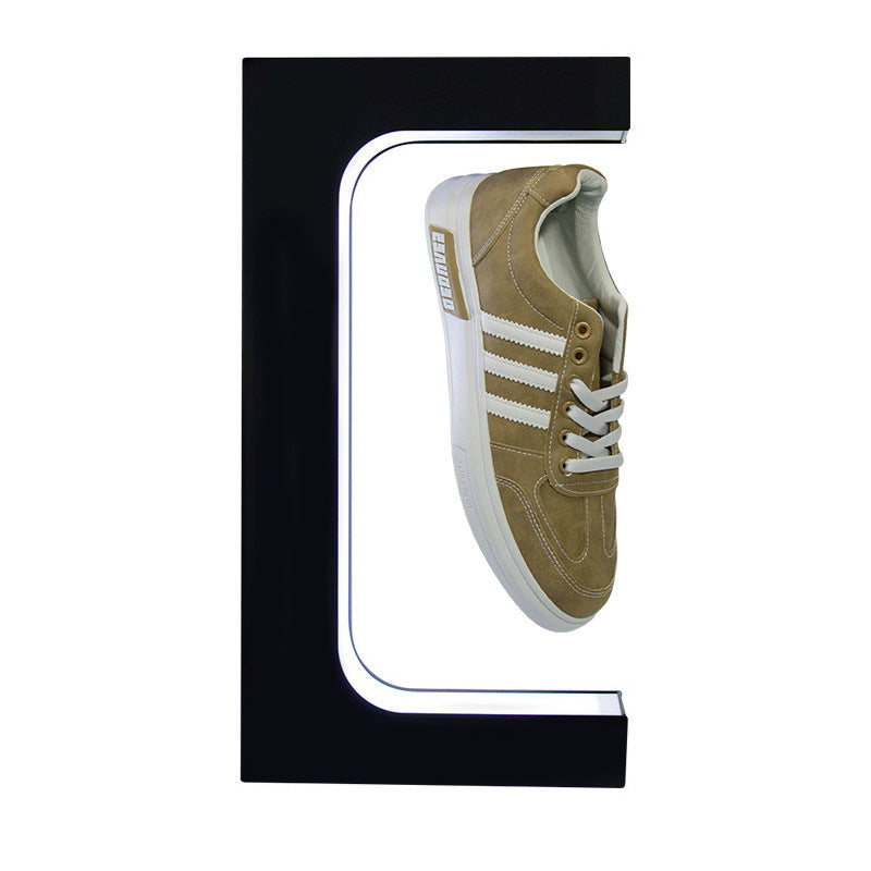 Présentoir à lévitation magnétique avec éclairage LED rotation 360° chaussure et basket 600g