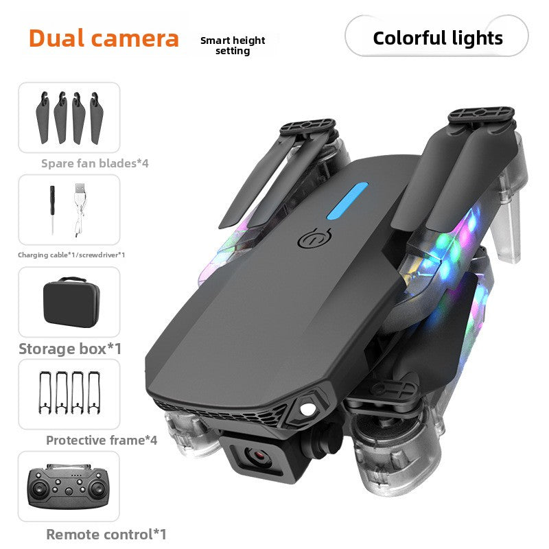 Drone quadricoptère pliable sans balais avec double caméra 8K 360° HD