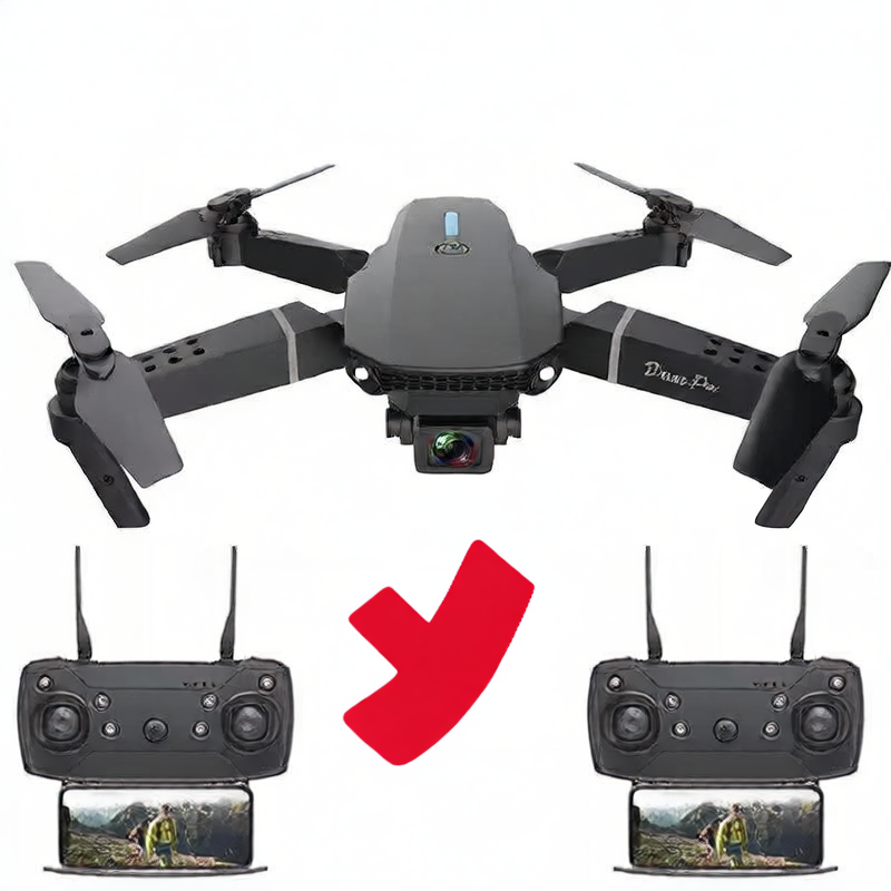 drone jouet caméra 4K HD LED 120°