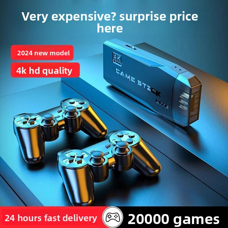 Console de jeux TV, manette de jeu 4K HD, 20 000 jeux rétro game stick