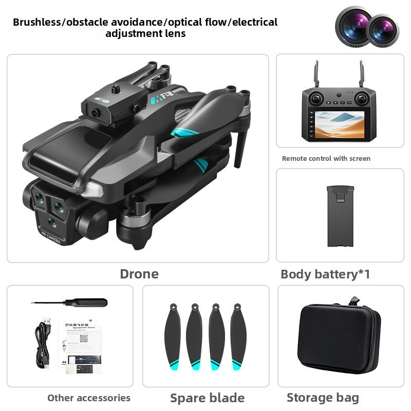drone M22 quadricoptère système d'évitement d'obstacles double caméra 4K HD GPS
