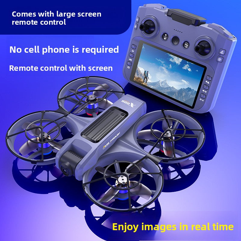 Drone X226 double caméra Full HD Système intelligent d’évitement des obstacles écran 4,5 Pouces