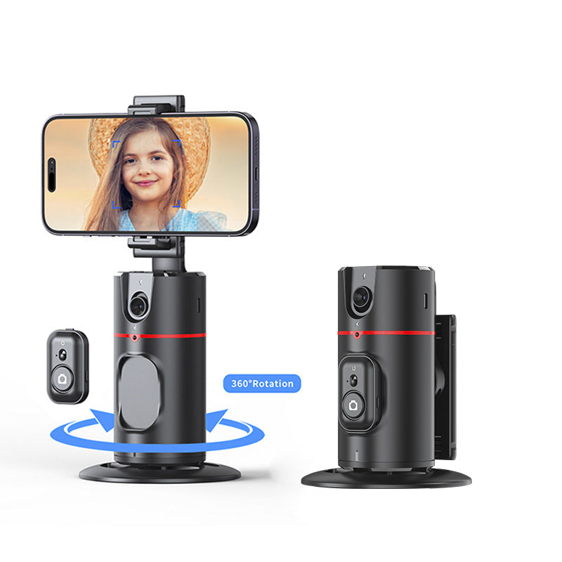 Support de téléphone portable entièrement automatique sur pied pour diffusion en direct Suivi de visage 360°