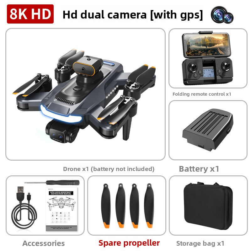 Drone A14 PRO Carbone Caméra HD retour GPS Évitement intelligent des obstacles