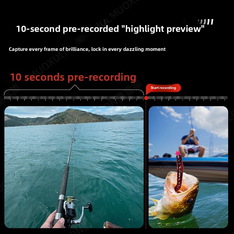 Caméra d'action étanche anti-tremblement 5K HD pour le cyclisme et le vlogging