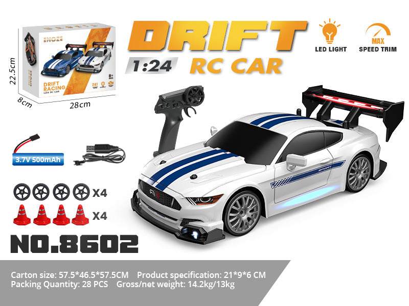 Voiture télécommandée haute vitesse de drift Quatre roues motrices,AE86, Nissan GTR et Lamborghini,Porsche,mustang,Bmw GT
