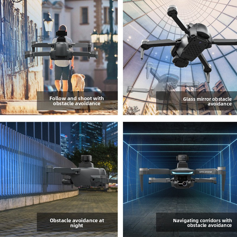 drone L200 PRO MAX sans balais GPS photo HD 4K fonctions laser obstacle