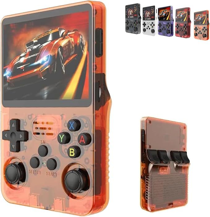 Console de jeu portable open source R36S avec 64 Go/128 Go pour le rétrogaming (jeux 2000/4000).