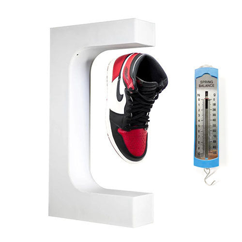 Présentoir à chaussures à lévitation magnétique réglable 360° 950g LED