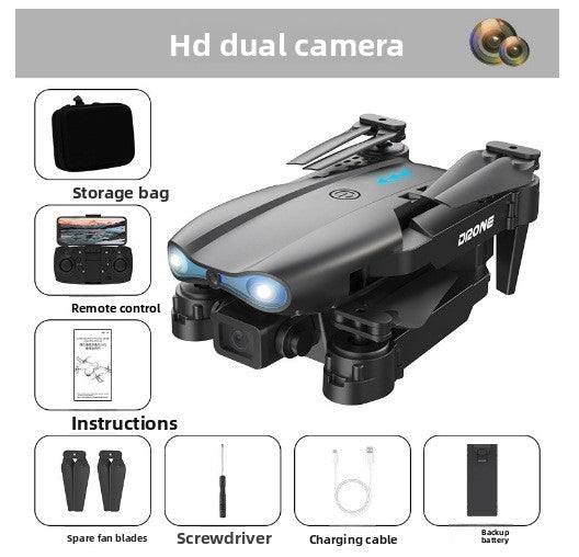 Drone quadricoptère pliable sans balais avec double caméra 8K 360° HD