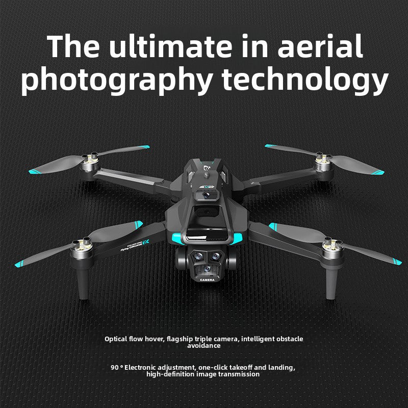 Drone M22MAX quadricopter triple caméra fuul HD système d'évitement d'obstacle GPS intéligent
