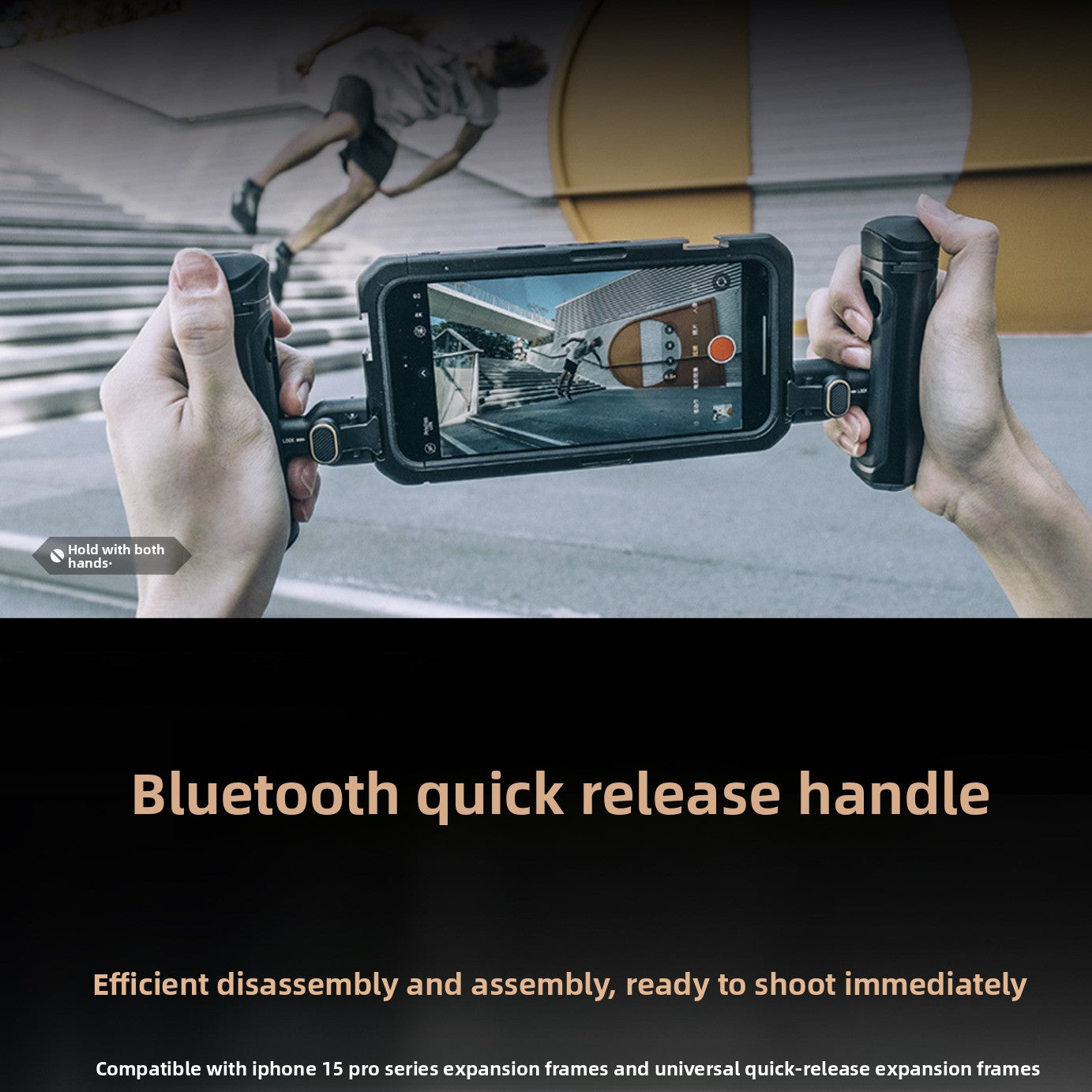 kit vidéo pour téléphone iphone 15 Pro pour les vidéastes professionnels et amateurs.