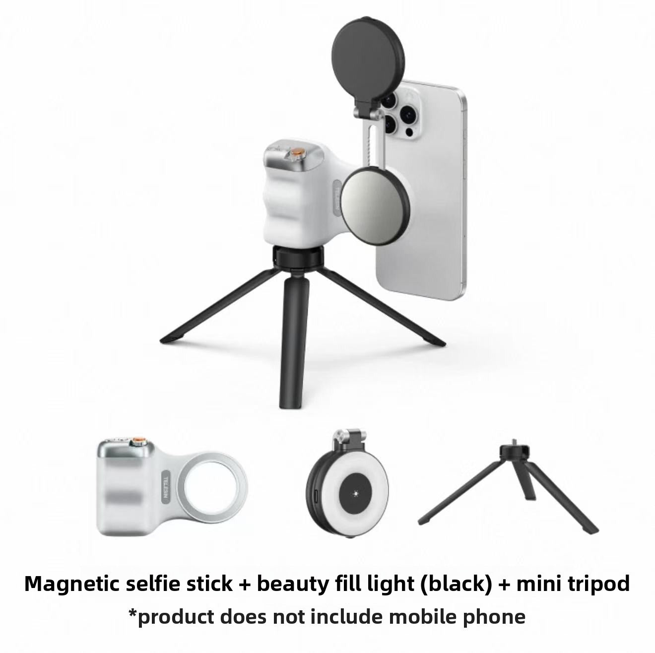 Support pour téléphone portable avec appareil photo Fixation magnétique systèmes MagSafe anti-tremblement iphone-samsung