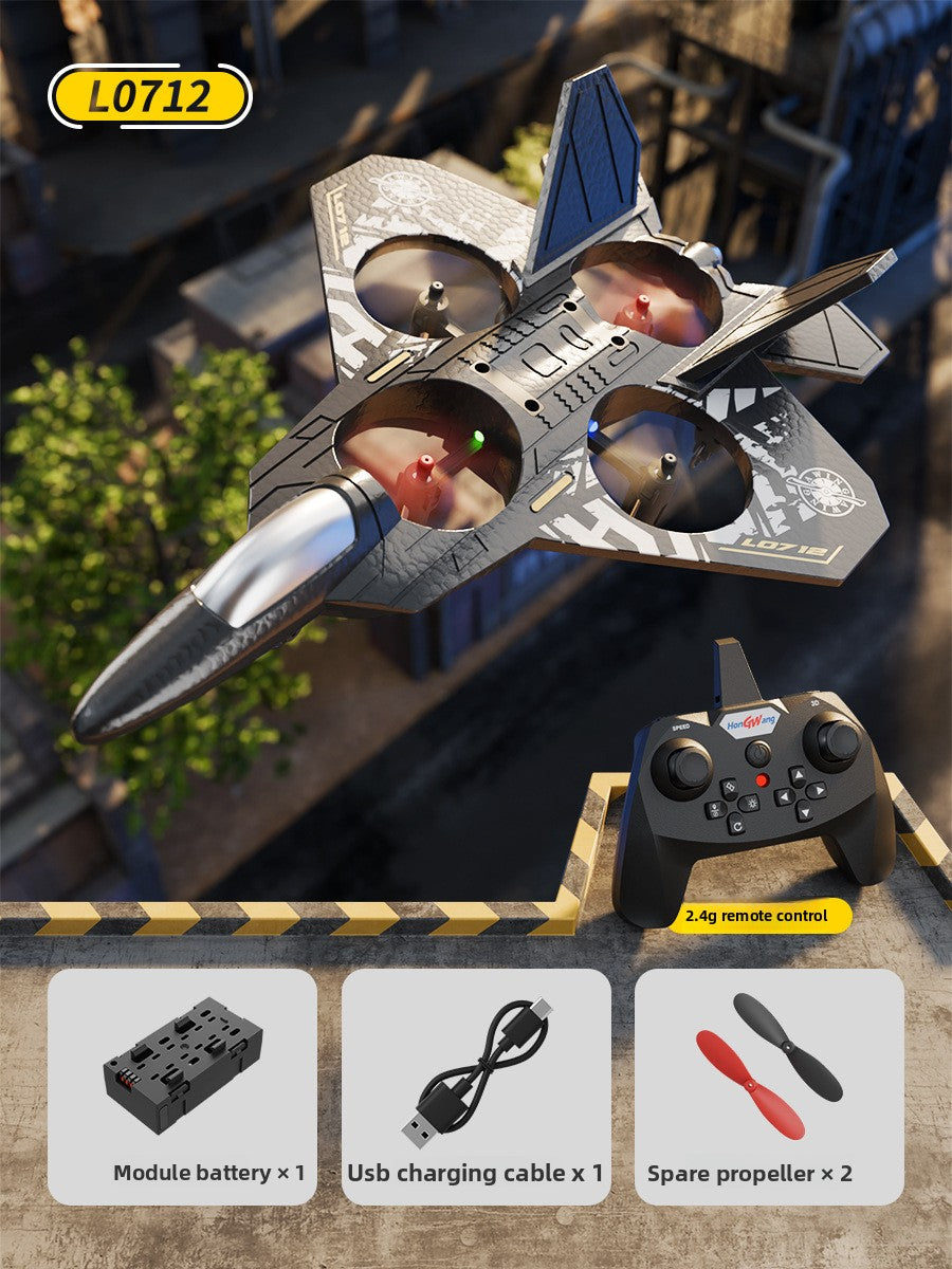 Avion drone télécommandé en mousse à quatre canaux