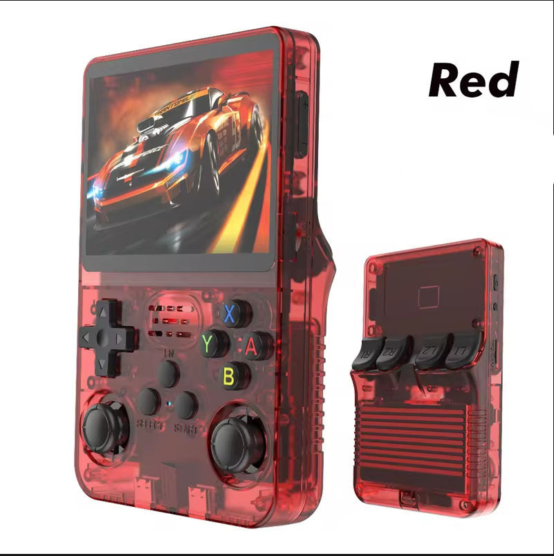 Console de jeu portable open source R36S avec 64 Go/128 Go pour le rétrogaming (jeux 2000/4000).