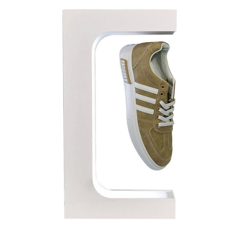 Présentoir à lévitation magnétique avec éclairage LED rotation 360° chaussure et basket 600g