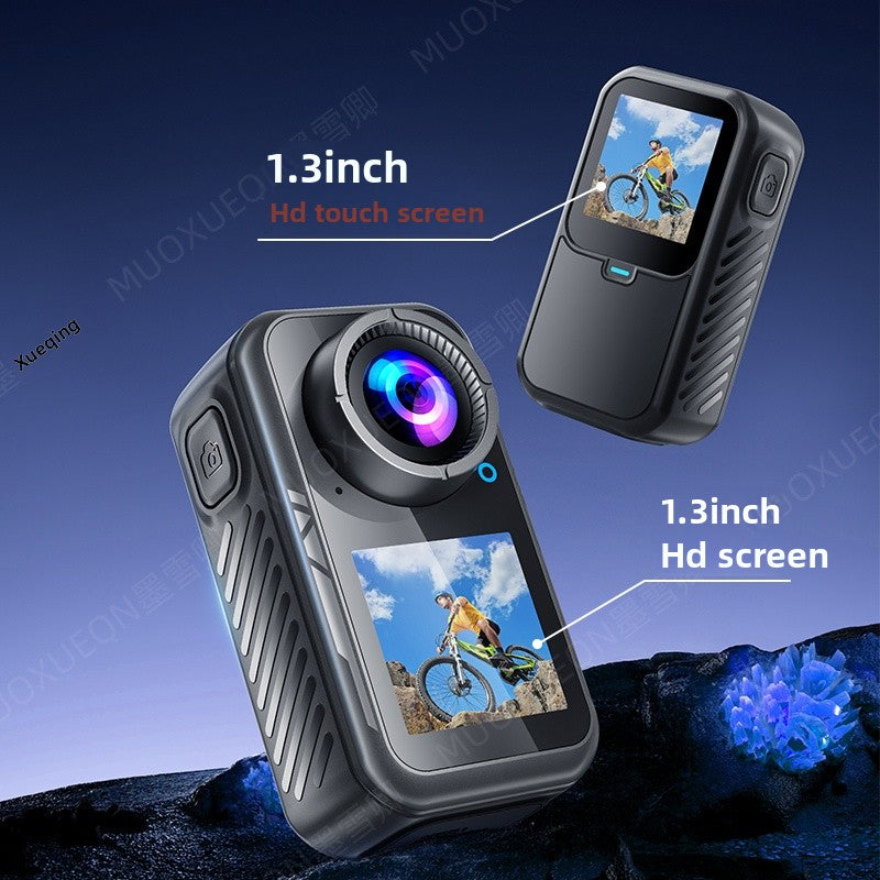 Caméra d'action étanche anti-tremblement 5K HD pour le cyclisme et le vlogging
