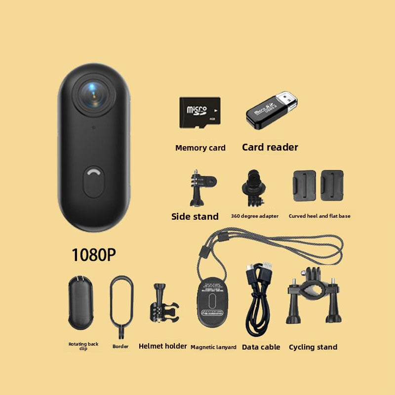 Mini Caméra H88 Ultra HD 4K Sport Stabilisation d'image Technologie anti-tremblement Aimanté Cyclisme randonné