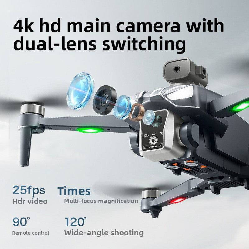 Drone K18 MAX Full HD 4K Retour GPS écran LCD System Anti obstacle