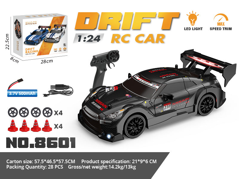 Voiture télécommandée haute vitesse de drift Quatre roues motrices,AE86, Nissan GTR et Lamborghini,Porsche,mustang,Bmw GT