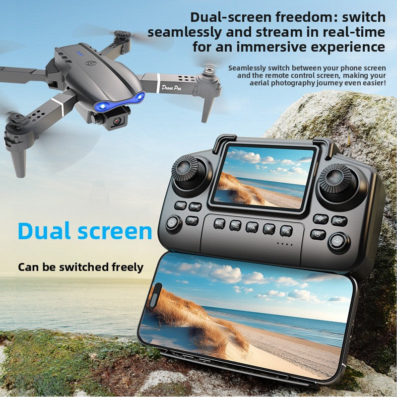 Drone E99PRO double caméra 4K HD Commande par écran