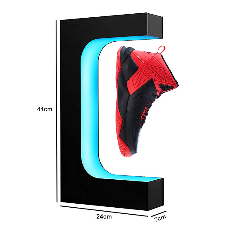 Présentoir à chaussures à lévitation magnétique avec rotation360°