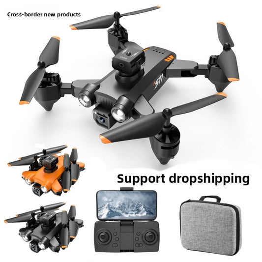Drone S11 Double caméra HD 8K Évitement intelligent des obstacles GPS